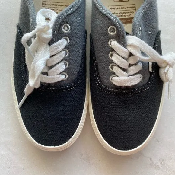 Vans Eco Theory Wool Charcoal Grey Sneakers Size 6.5M/8W