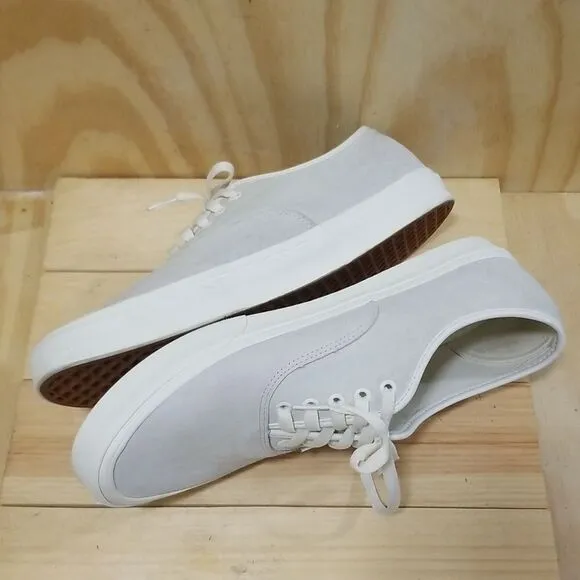 VANS Gray Suede HEIQ Eco Dry Water Repellent Skate Shoe Sneakers sz 13