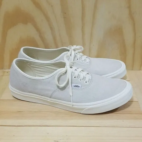 VANS Gray Suede HEIQ Eco Dry Water Repellent Skate Shoe Sneakers sz 13