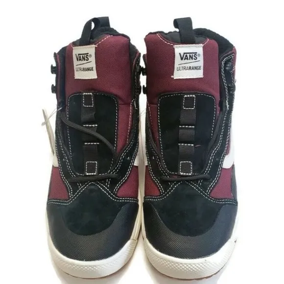 Vans Mens Size 8 Womens 9.5 Ultrarange Exo HI All Weather MTE Sneakers Maroon