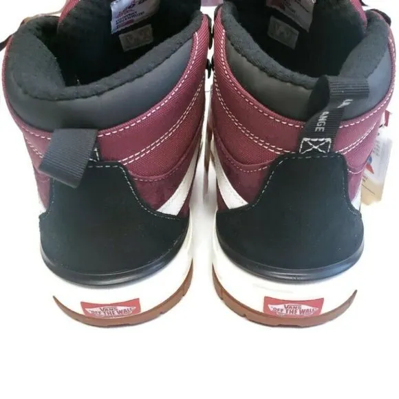 Vans Mens Size 8 Womens 9.5 Ultrarange Exo HI All Weather MTE Sneakers Maroon