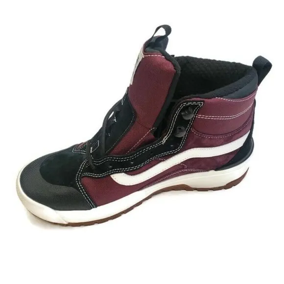 Vans Mens Size 8 Womens 9.5 Ultrarange Exo HI All Weather MTE Sneakers Maroon