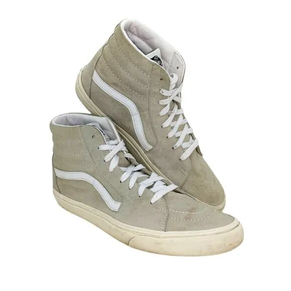 VANS SK-8 Heig Eco Dry Tan Suede Sneakers - Men's Size 11