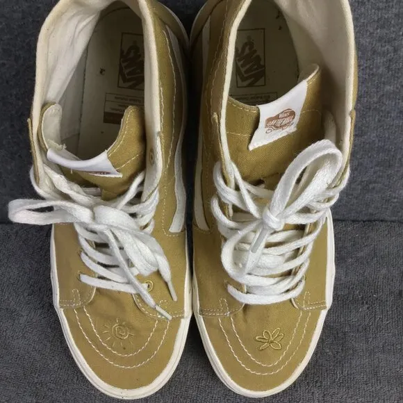 Vans Sk8-Hi Tapered Eco Theory Peace Leaf Sneakers Size Men 10.5 M