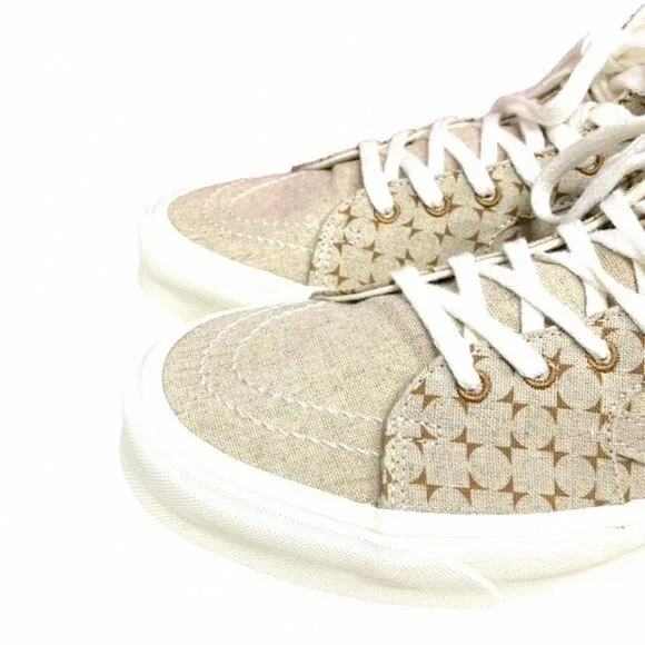 VANS Sk8-Hi Tapered Shoes High Top Canvas Beige VN0A5KRUBRO Sneakers Size Men’s