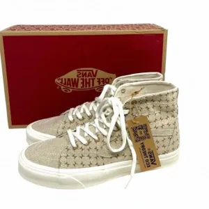VANS Sk8-Hi Tapered Shoes High Top Canvas Beige VN0A5KRUBRO Sneakers Size Men’s