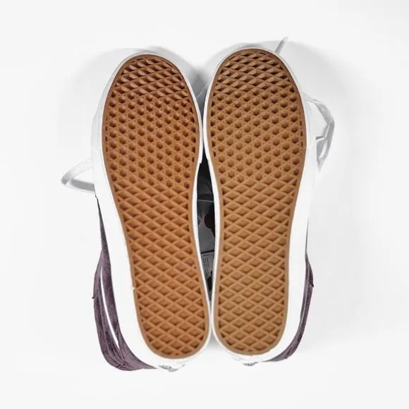 VANS sk8 Hi wine suede sneakers Sz 12 NEW