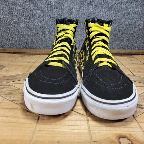 Vans Sk8-Hi x Where's Waldo Sneakers Shoes Men's Size 10.5 Black Yellow Skaters