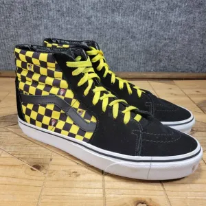 Vans Sk8-Hi x Where's Waldo Sneakers Shoes Men's Size 10.5 Black Yellow Skaters