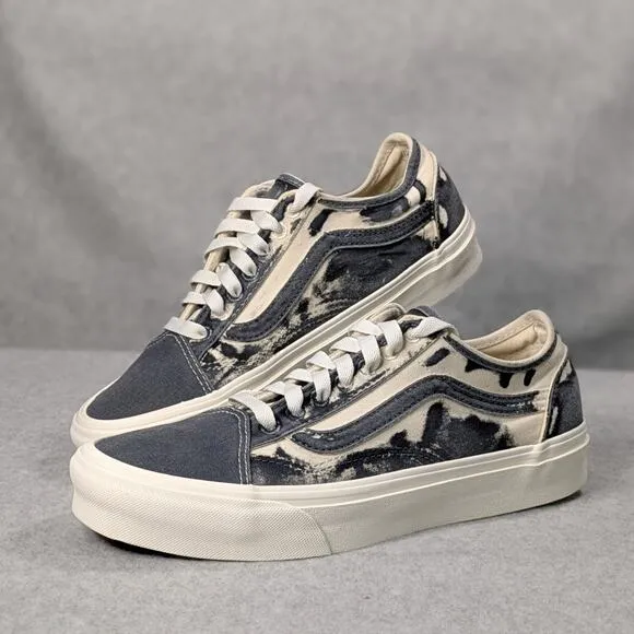Vans Womens 8 / Mens 6.5 Old Skool Sneakers Eco Theory Asphalt Natural Shoes
