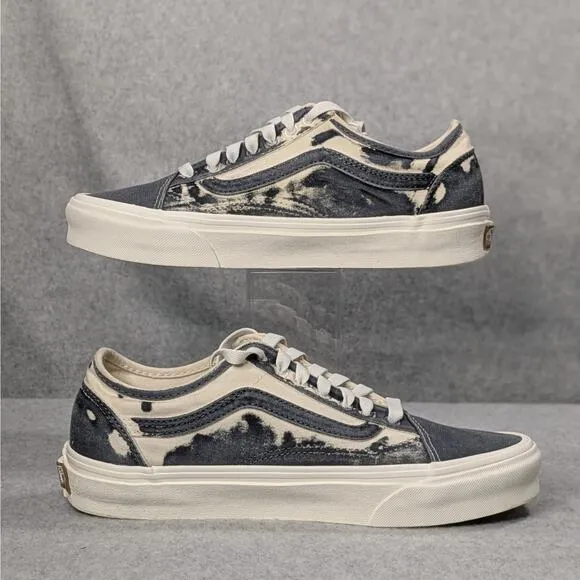 Vans Womens 8 / Mens 6.5 Old Skool Sneakers Eco Theory Asphalt Natural Shoes