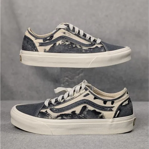 Vans Womens 8 / Mens 6.5 Old Skool Sneakers Eco Theory Asphalt Natural Shoes
