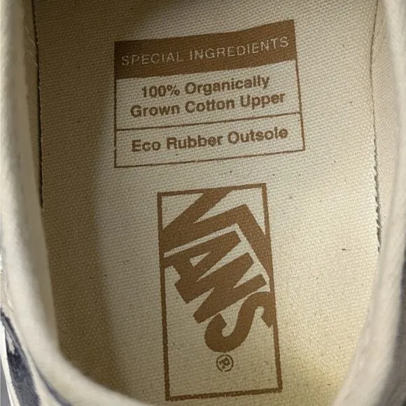 Vans Womens 8 / Mens 6.5 Old Skool Sneakers Eco Theory Asphalt Natural Shoes