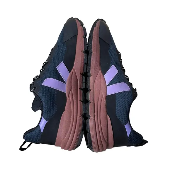 VEJA Dekkan lace-up Sneakers Navy Lavender