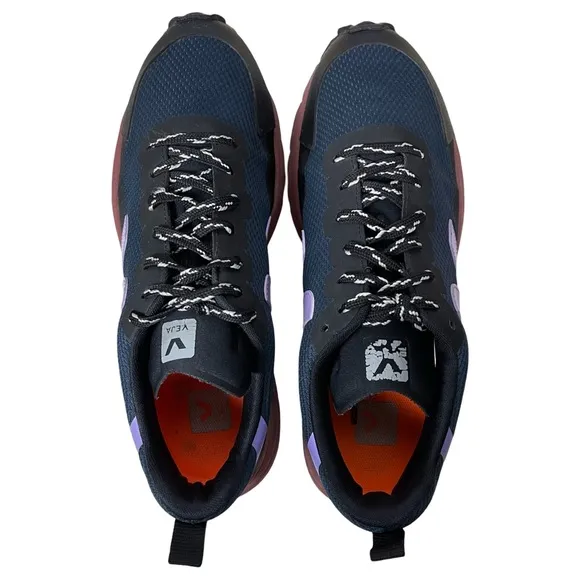 VEJA Dekkan lace-up Sneakers Navy Lavender