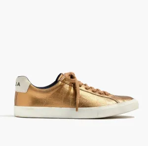 Veja Esplar Low Sneakers in Metallic Bronze