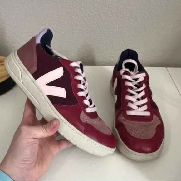 Veja | V-10 Sneakers Leather Pixel Sz 38/7