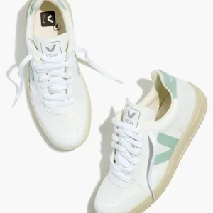 Veja™ Vegan Leather V-10 Sneakers in White Matcha size 8 women’s