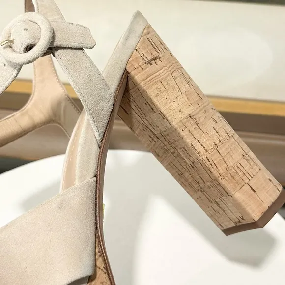 🌹VERONICA BEARD🌹Lucille Cork Suede Platform Sandal Size: 9M