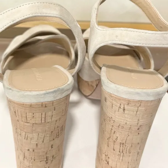 🌹VERONICA BEARD🌹Lucille Cork Suede Platform Sandal Size: 9M