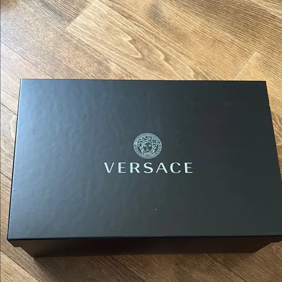 Versace Pool Slide Size 37.5 Women’s Neon Green Versace Slides