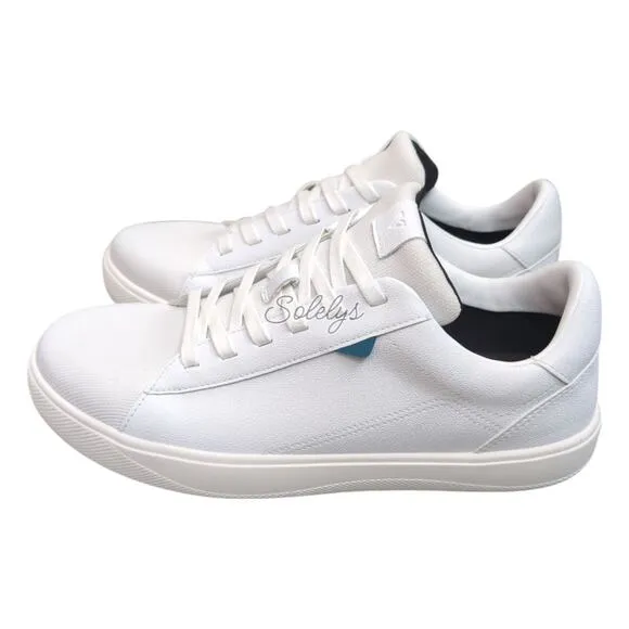 Vessi Soho Ivory White Low Top Waterproof Vegan Leather Casual Sneaker Mens 9