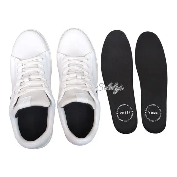 Vessi Soho Ivory White Low Top Waterproof Vegan Leather Casual Sneaker Mens 9