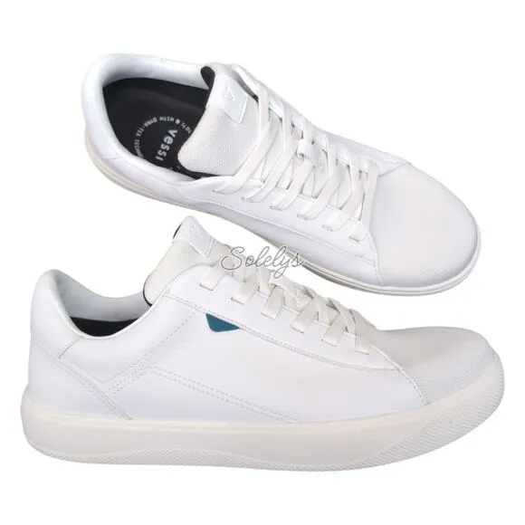 Vessi Soho Ivory White Low Top Waterproof Vegan Leather Casual Sneaker Mens 9