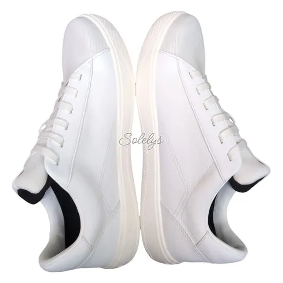 Vessi Soho Ivory White Low Top Waterproof Vegan Leather Casual Sneaker Mens 9