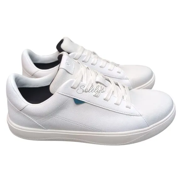 Vessi Soho Ivory White Low Top Waterproof Vegan Leather Casual Sneaker Mens 9