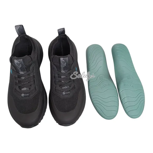 Vessi Stormburst Low Top Original Black Waterproof Lightweight Sneaker Mens 8