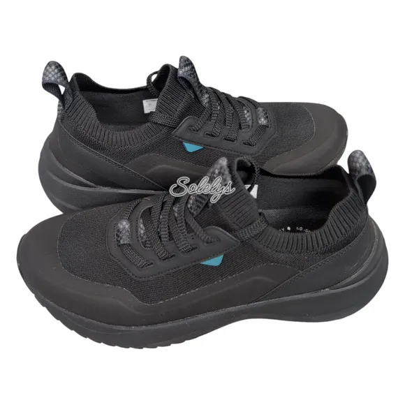Vessi Stormburst Low Top Original Black Waterproof Lightweight Sneaker Mens 8