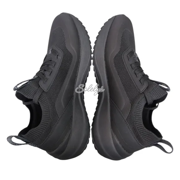Vessi Stormburst Low Top Original Black Waterproof Lightweight Sneaker Mens 8