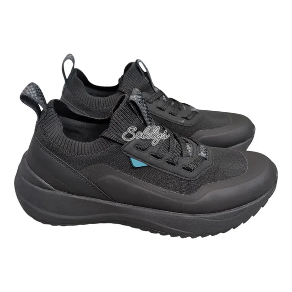 Vessi Stormburst Low Top Original Black Waterproof Lightweight Sneaker Mens 8