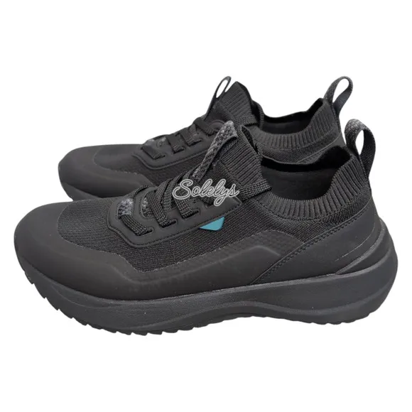Vessi Stormburst Low Top Original Black Waterproof Lightweight Sneaker Mens 8