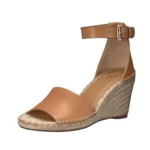 Vince Camuto Leera Espadrille Sandal Tan Platform Wedge Heel 7