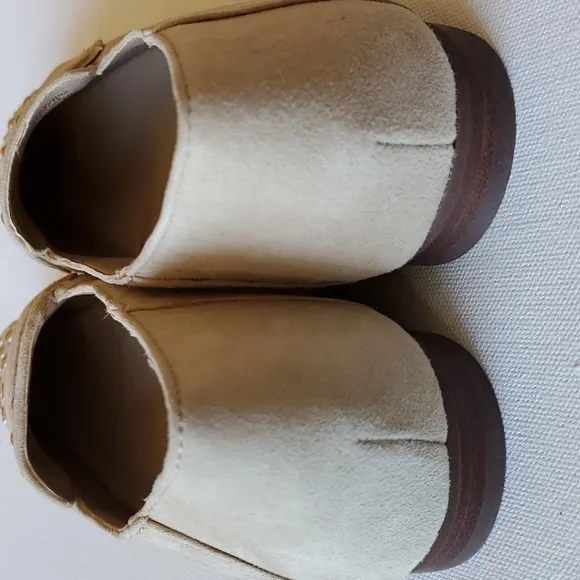 Vince Camuto Phendiz Tan Suede Leather Loafer Flats Size 7 US 37.5 EU