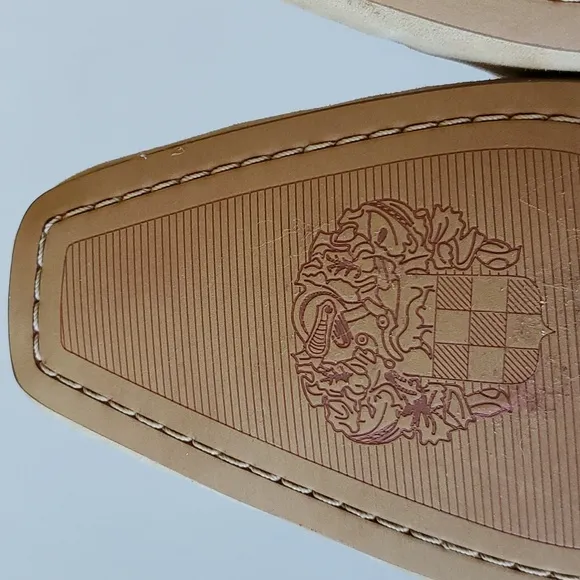 Vince Camuto Phendiz Tan Suede Leather Loafer Flats Size 7 US 37.5 EU