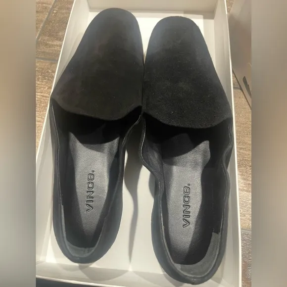 🖤VINCE Clark Suede Paz Venetian Loafer Flats Women’s Size 6.5M 🖤