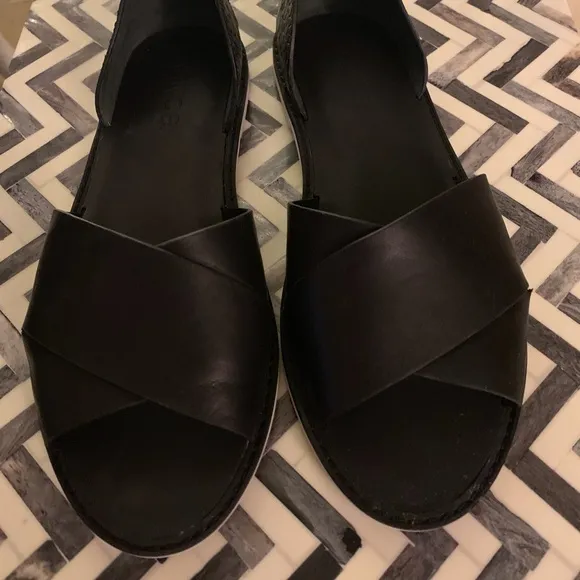 Vince Huarache in black Nico Leather