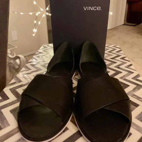 Vince Huarache in black Nico Leather