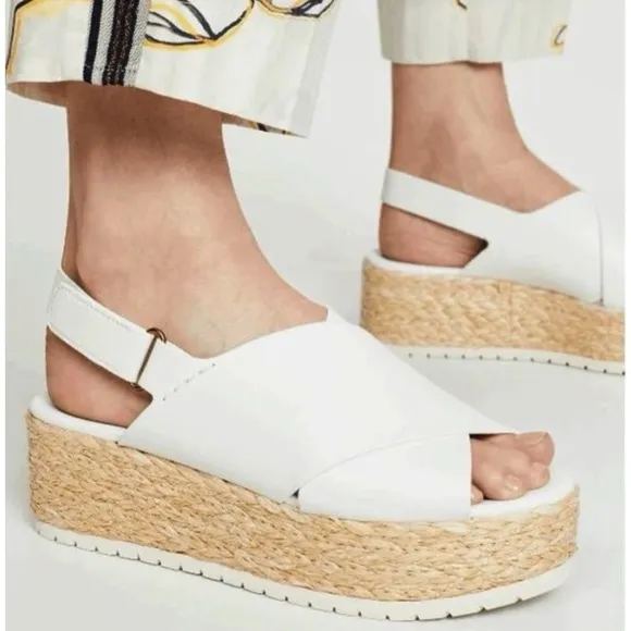 🆕{Vince } Jenaya B Chunky-Heel Leather Sandals