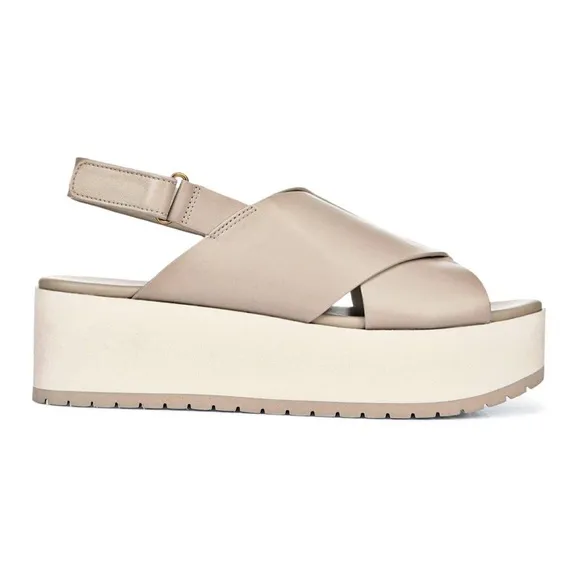 🆕{Vince } Jenaya B Chunky-Heel Leather Sandals