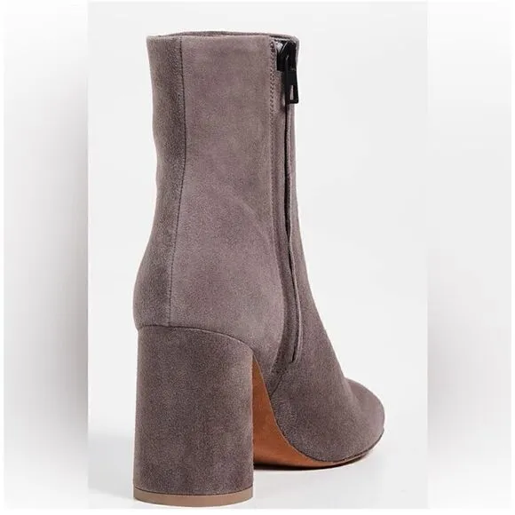 VINCE Ridley Suede Grey Boots Booties 8.5