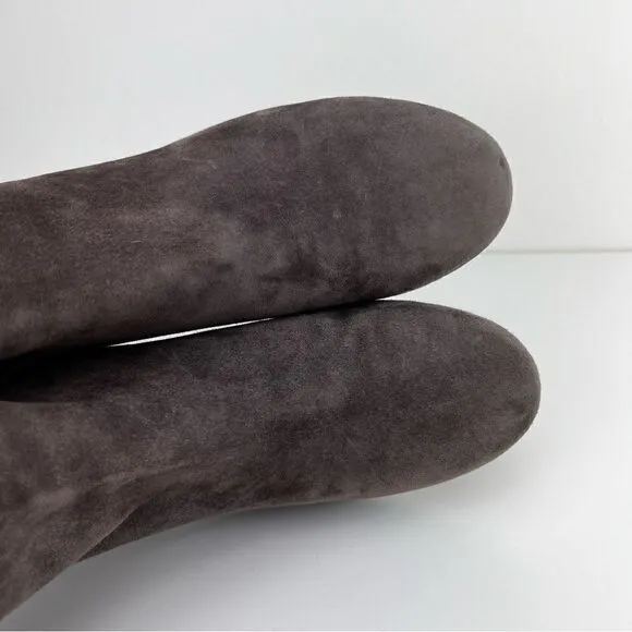 VINCE Ridley Suede Grey Boots Booties 8.5