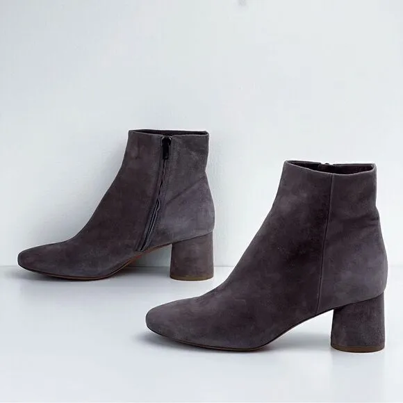 VINCE Ridley Suede Grey Boots Booties 8.5
