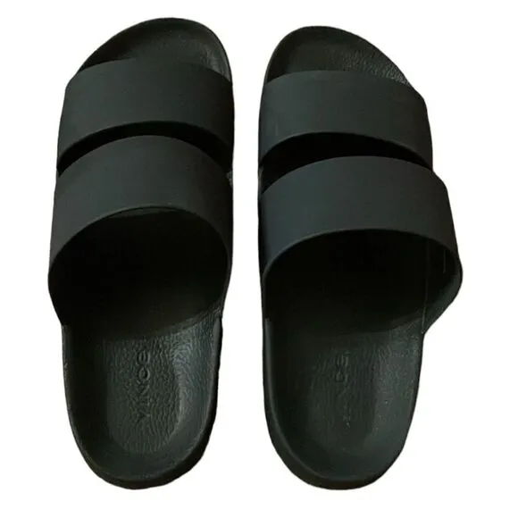 VINCE Men's Mariner Slides Black Size 12