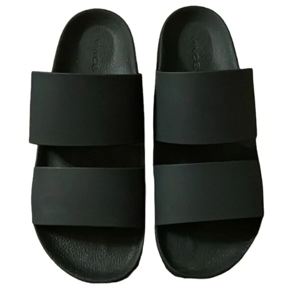 VINCE Men's Mariner Slides Black Size 12