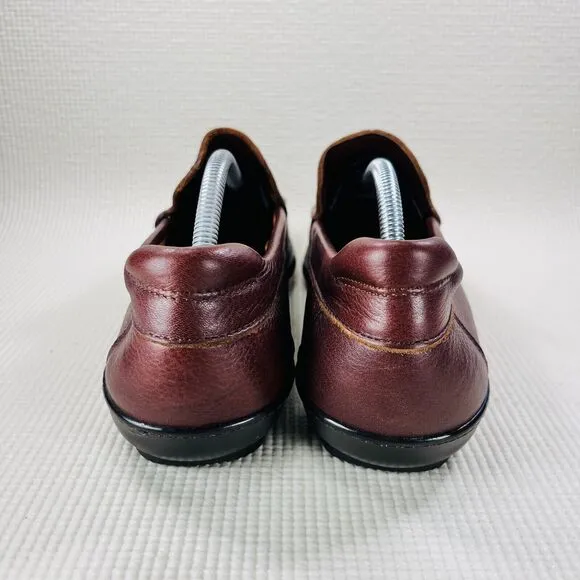 Vincenti Soft Calfskin Leather Driving Loafers Slip On Vero Cuoio Mens Size 9.5