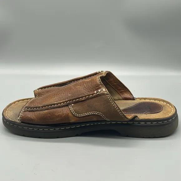 VINTAGE Dr. Martens 8620 Slides Mens 11 Leather Boho Hippie Classic Sandals